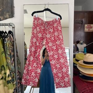 Nimbu PJ Pants in Poppy Rose